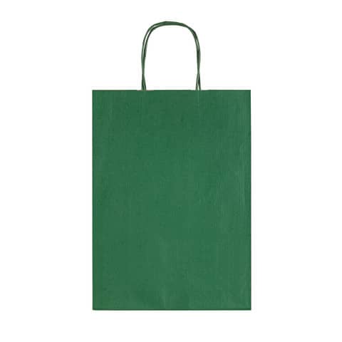 Sacchetti da regalo Rex-Sadoch Allegra tinta unita Dark 22x10x27 cm verde conf. da 25 - SDF22-560